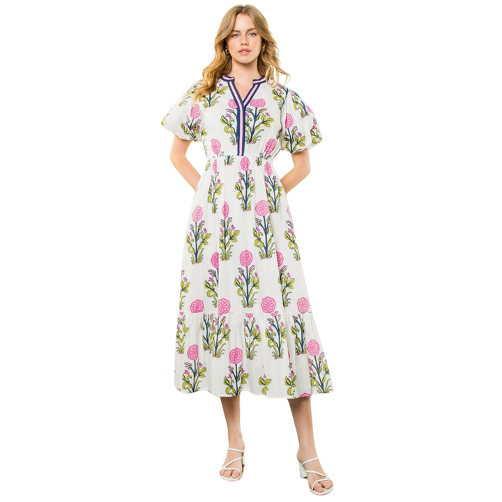 Garden Floral Maxi Dress
