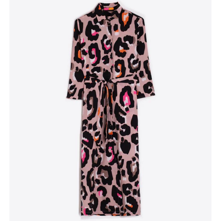 Vilagallo Nela Animal Print Dress