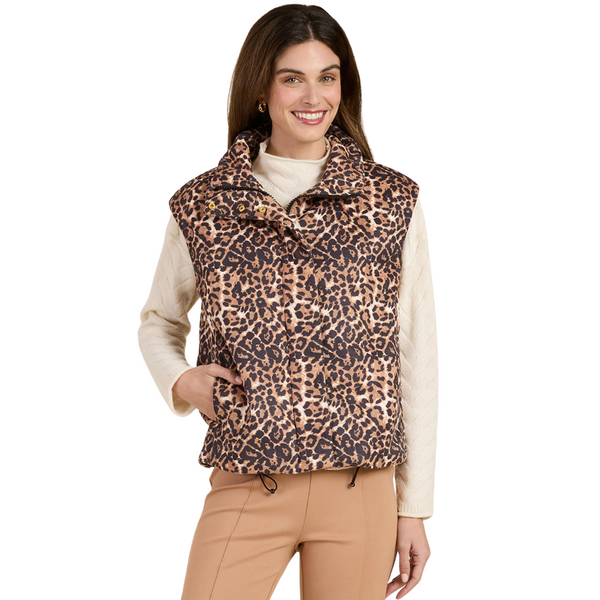 Tyler Boe Cheetah Puffer Vest