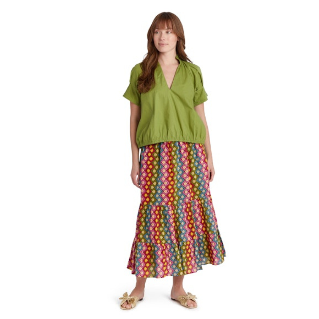 Livro Market Skirt Festive Stripe