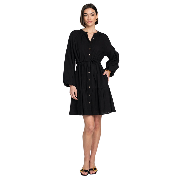 Elizabeth James Emory Short Dress Black