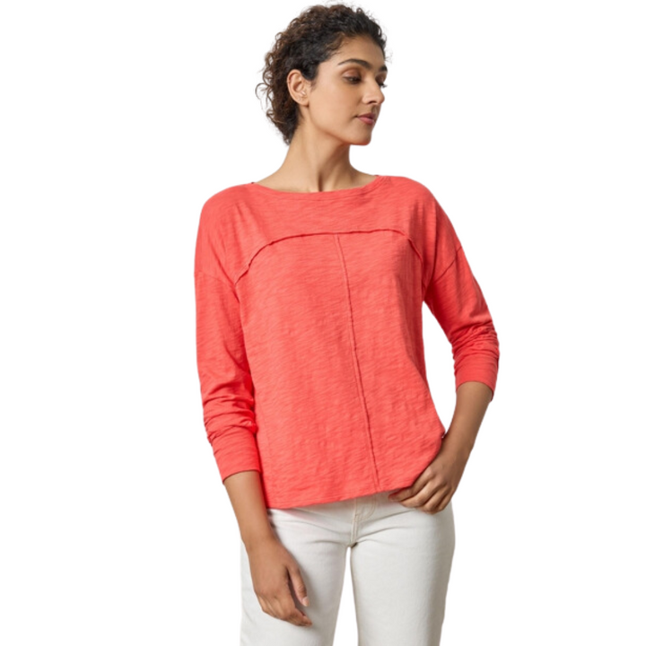 Lilla P Seamed Boatneck Top