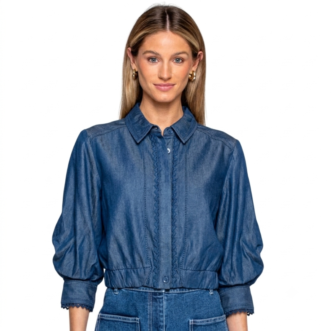 Elizabeth James Carter Top Denim