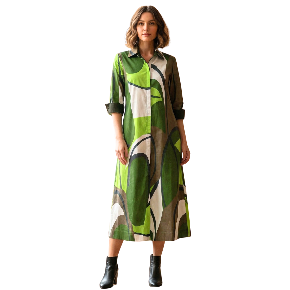 Perlavera Nico Dress Safari Calypso