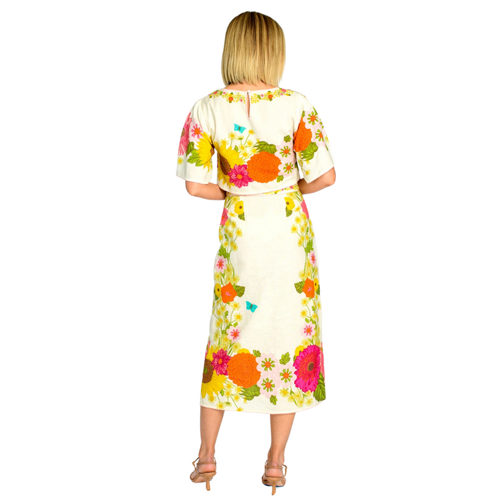 Elizabeth James Frannie Skirt Wildflower Ivory
