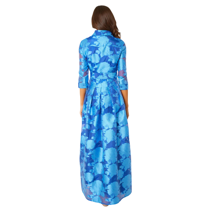 Abbey Glass Cecilia Gown Blue Tea Rose Organza