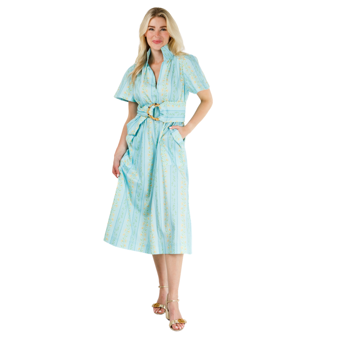Holly Shae Gretchen Dress Honeysuckle Stripe – Amelia’s Apparel