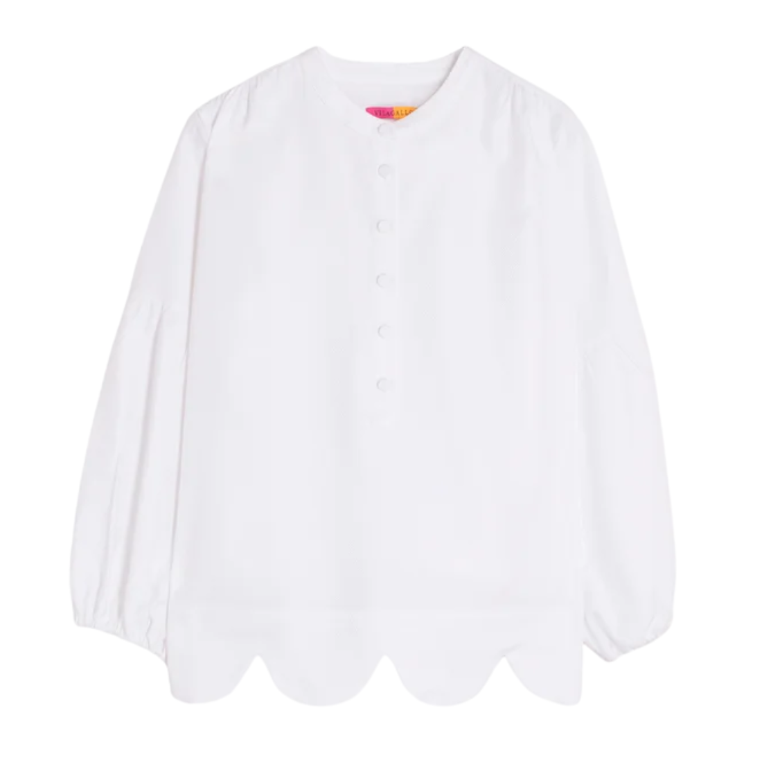 Vilagallo Arua Scallop Top