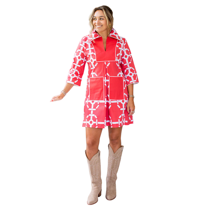 House of MBR Cassidy Dress Piper Red