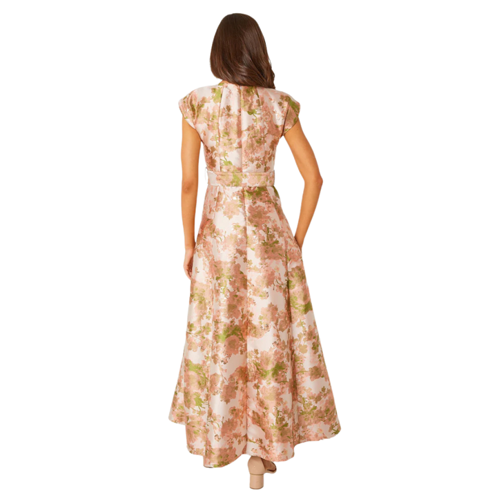 Abbey Glass Olivia Gown Baby's Breath Jacquard