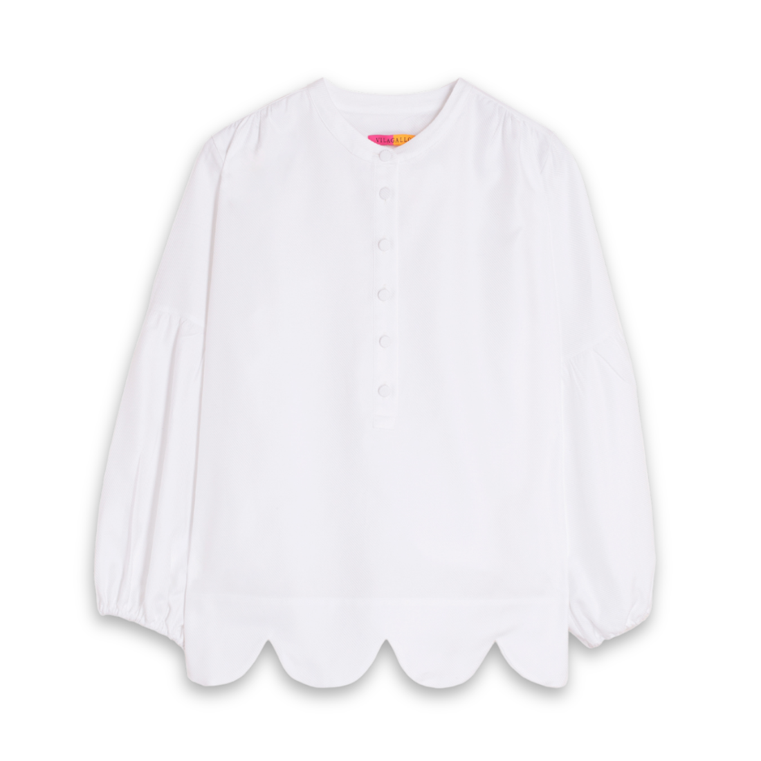 Vilagallo Arua Scallop Top