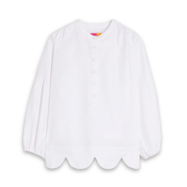Vilagallo Arua Scallop Top