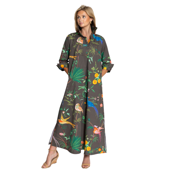 House of MBR Ruthie Maxi Dress Feather