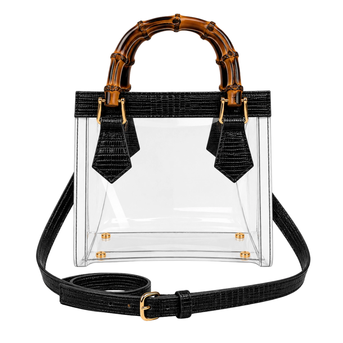 Jules Bamboo Clear Bag