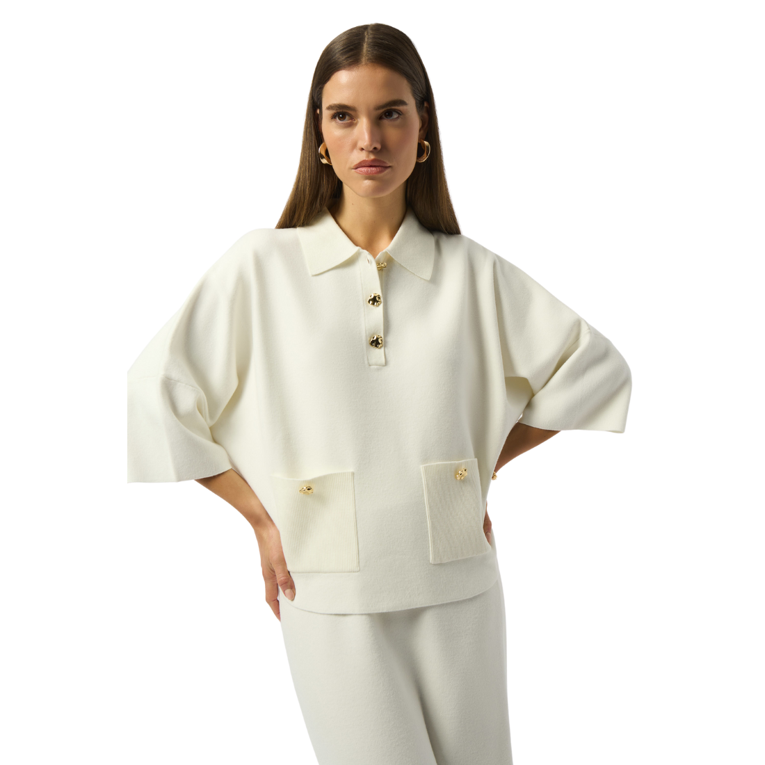 Joseph Ribkoff Sweater Knit Boxy Pullover