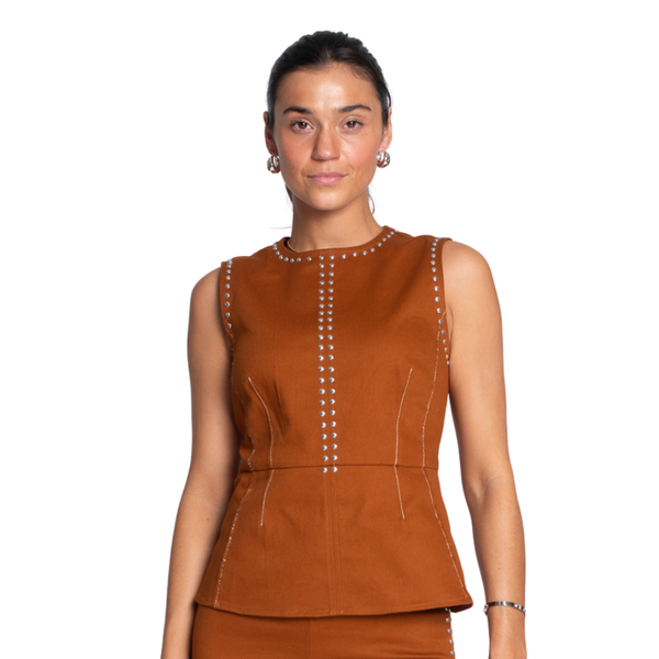 Elizabeth James Claire Top Chocolate Studs