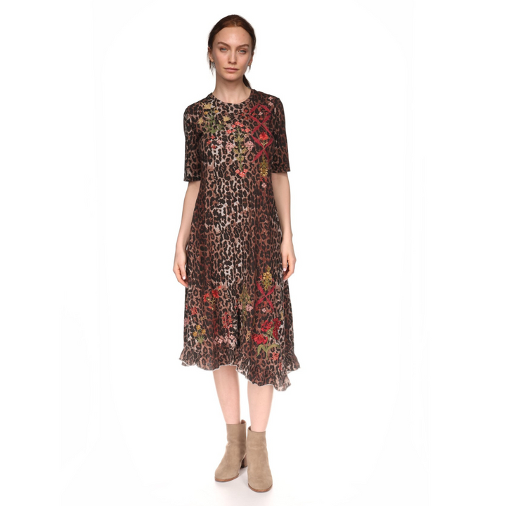 Johnny Was Asymmetric Dress Malaya