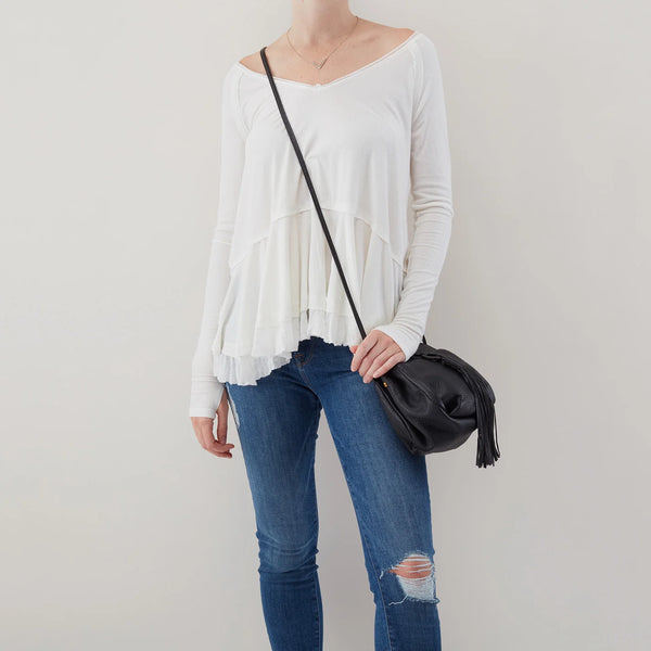 HOBO Birdy Crossbody Ivory Honey