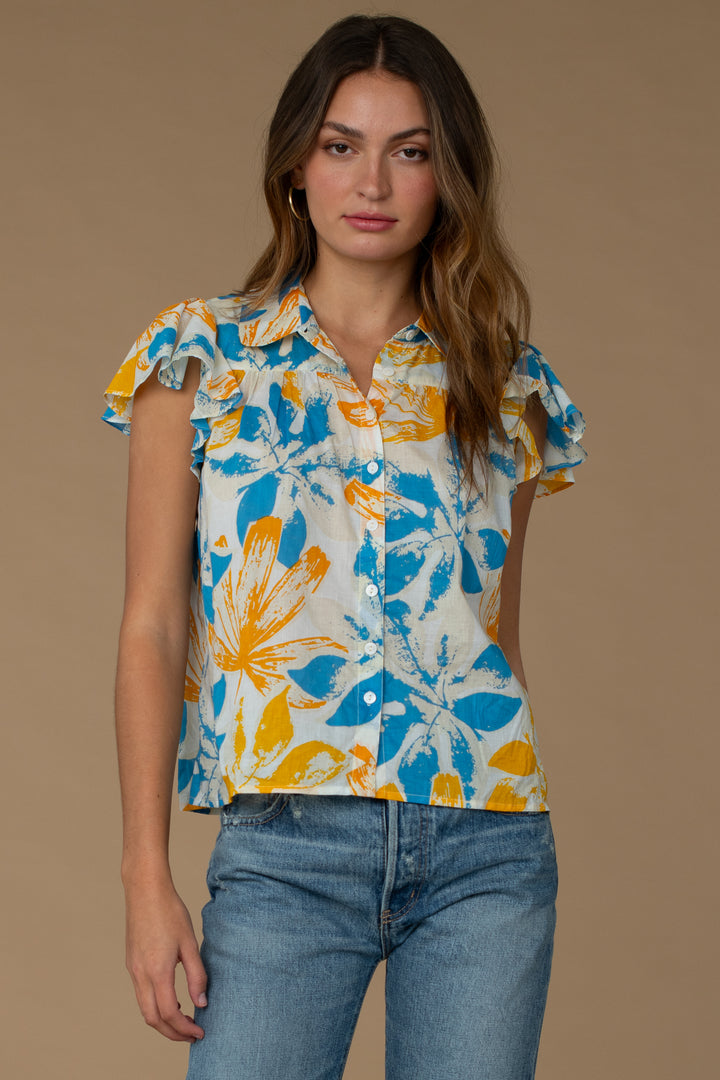 Elizabeth James Val Top Sea Flower