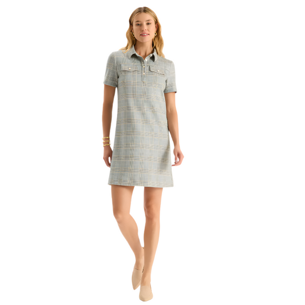 Tyler Boe Casey Knit Plaid Dress