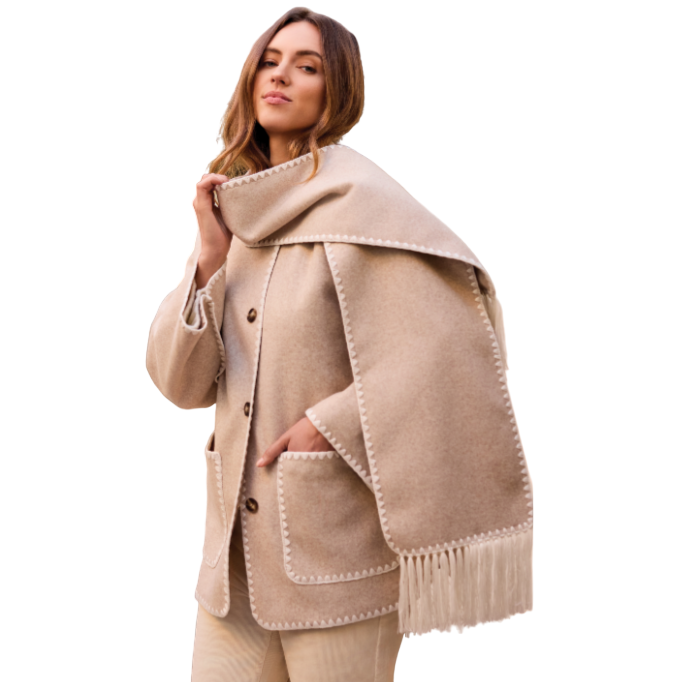 Tribal Scarf Coat