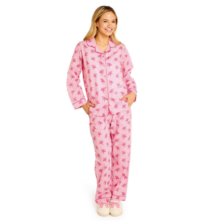 Happy Monkey Long Pajama Set