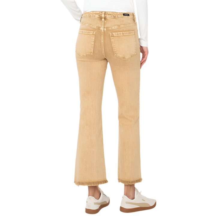Liverpool Hannah Crop Flare Fray Hem