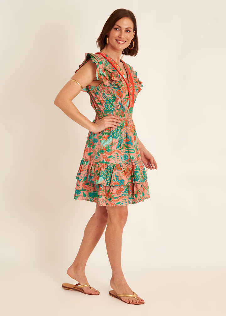 CK Bradley Fritzy Dress Eden Coral