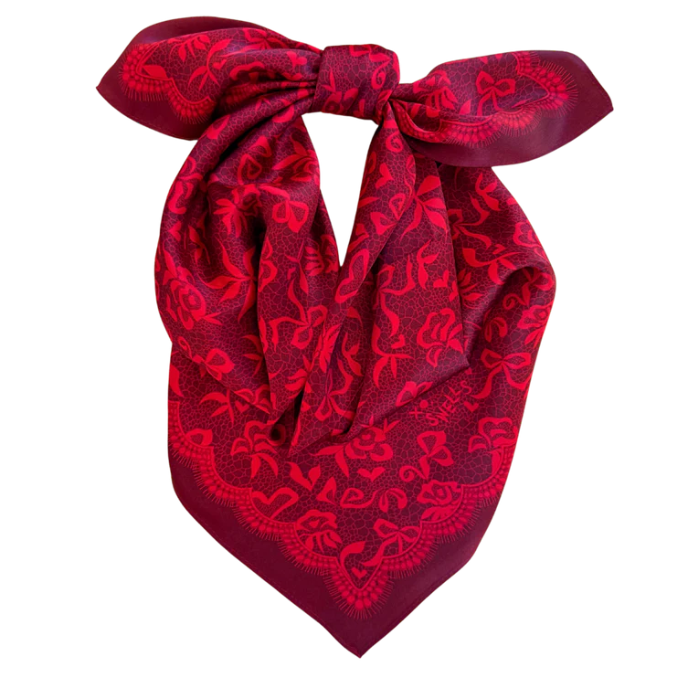 Swells Cherry Lace Scarf