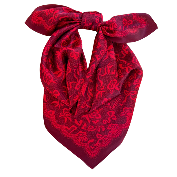 Swells Cherry Lace Scarf