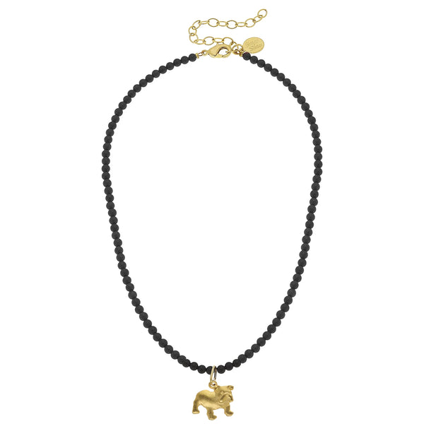 Susan Shaw Alys Bulldog Necklace