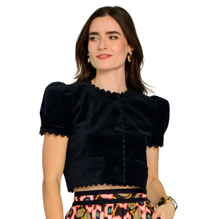Elizabeth James Coco Top Velvet