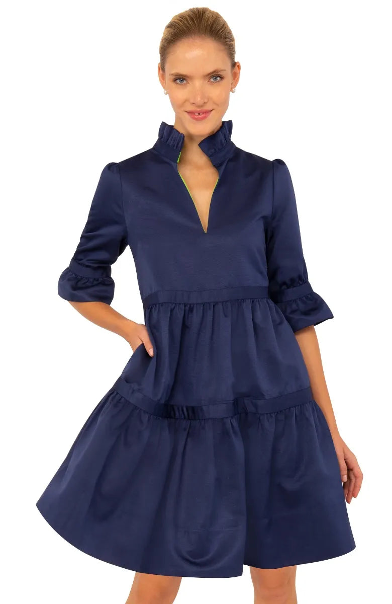 Gretchen Scott Teardrop Dress Navy