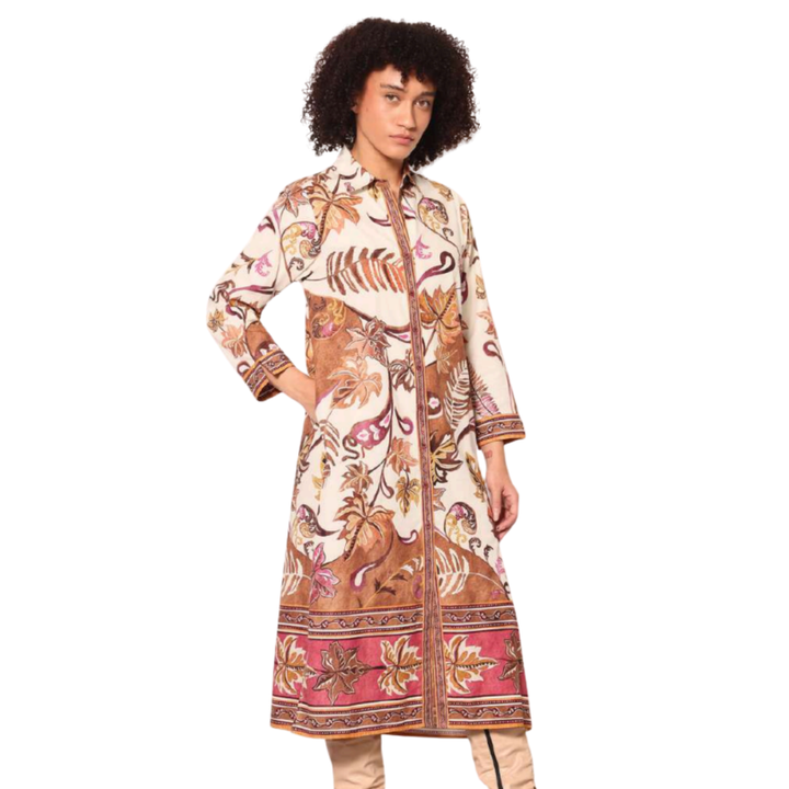 Maude Vivante Eliza Dress Misty Ferns