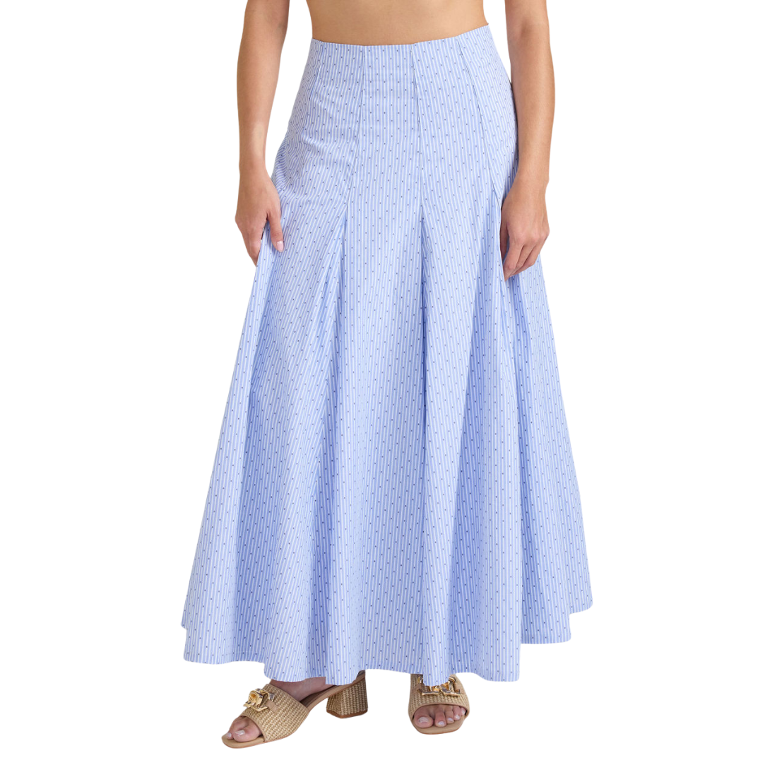Thomas & Lourdes Hailey Skirt Diamond Stripe