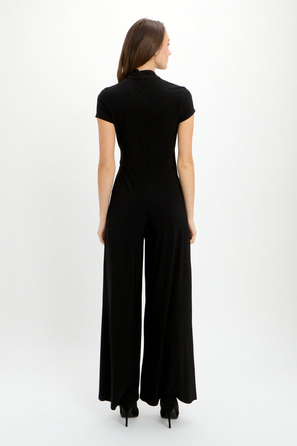 Joseph Ribkoff Buckle Wrap Jumpsuit