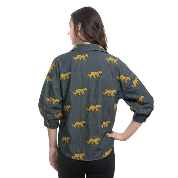 Dizzy Lizzie Milano Top Cheetahs