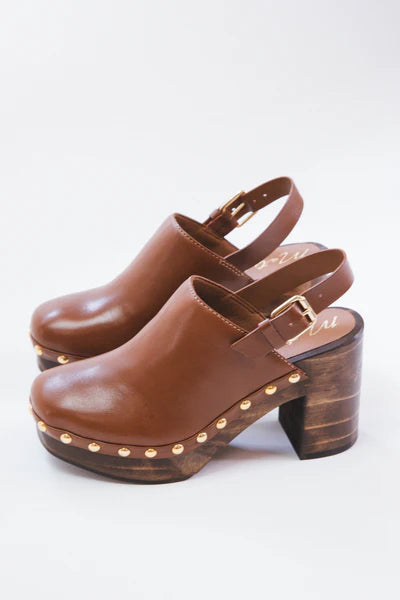 Matisse Liberty Clog Tan Leather