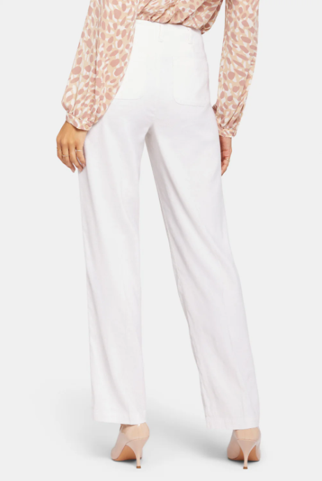 NYDJ Marilyn Trouser White Linen