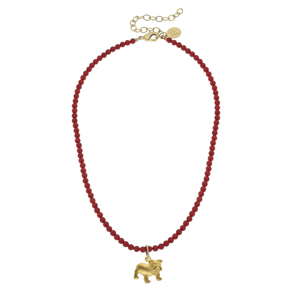 Susan Shaw Alys Bulldog Necklace