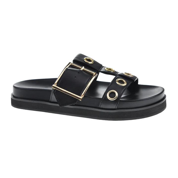 Rozalia Sandal Smooth Black