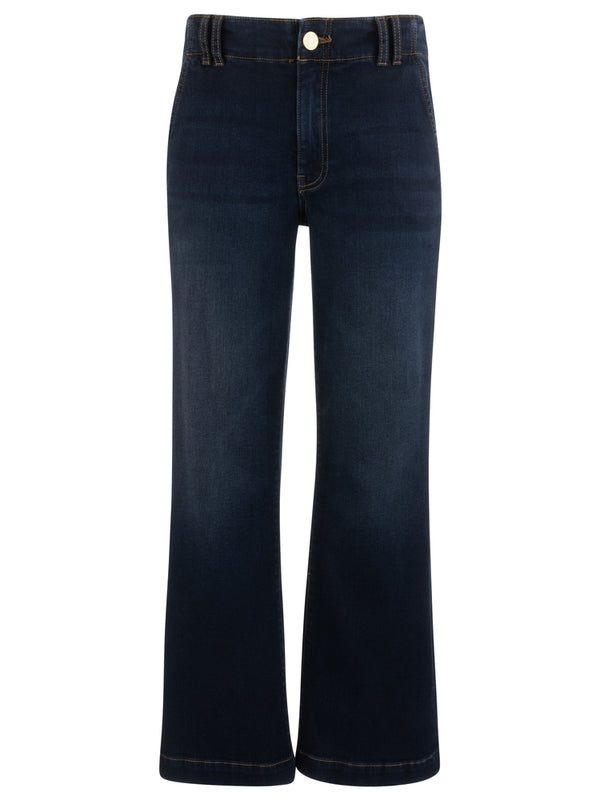 KUT Kelsey High Rise Kick Flare Square Pocket
