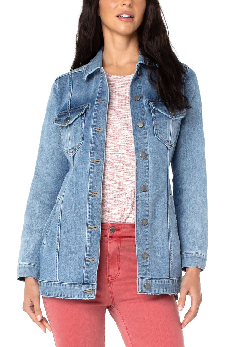 Liverpool Hi-Lo Denim Jacket