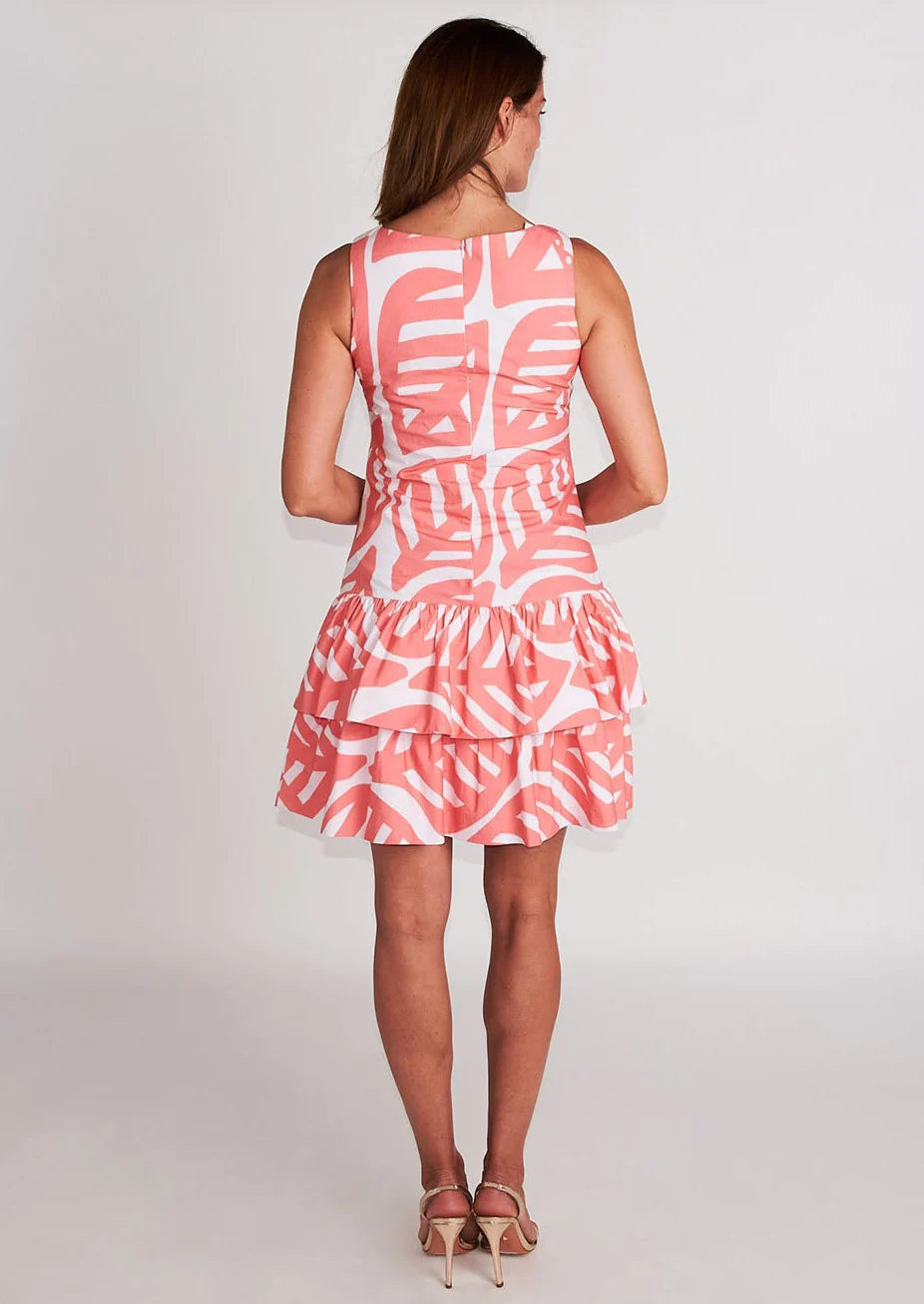 CK Bradley Pellegrina Windsong Coral Dress