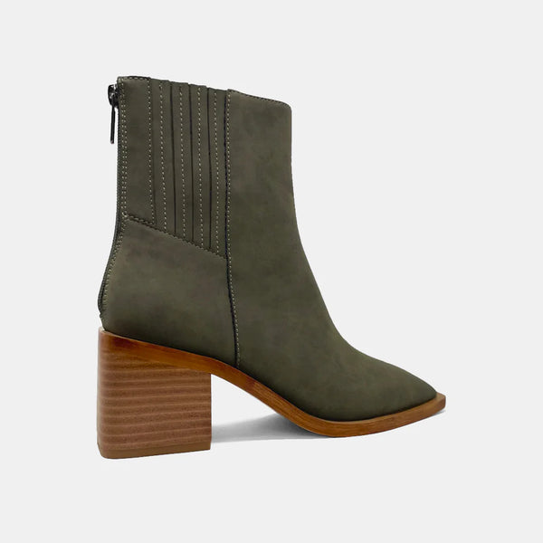 YSLA Ankle Boot Olive Suede